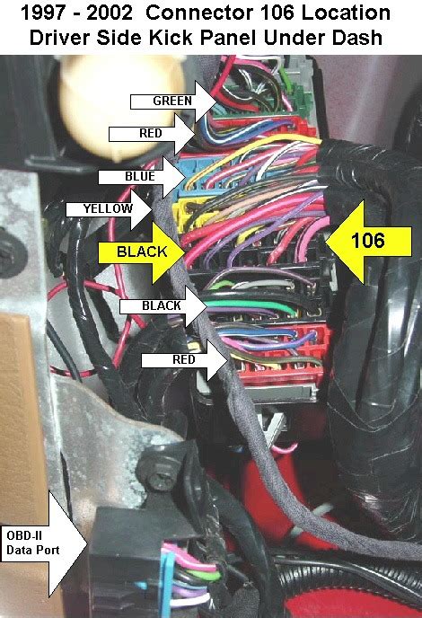 jeep 1990 metal plug boxes under dash|jeep under dash radio wire identification.